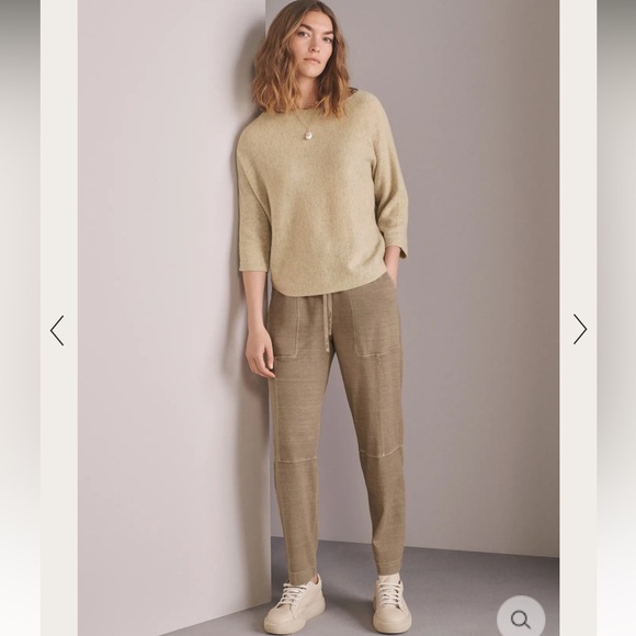 Poetry Hemp & Organic Cotton Elastic Waist Pull On Style Pants Size 14 NEW - Picture 1 of 11